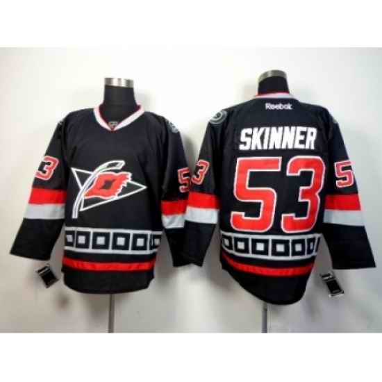 NHL Carolina Hurricanes #53 Jeff Skinner Black Jerseys(Third Stitched)